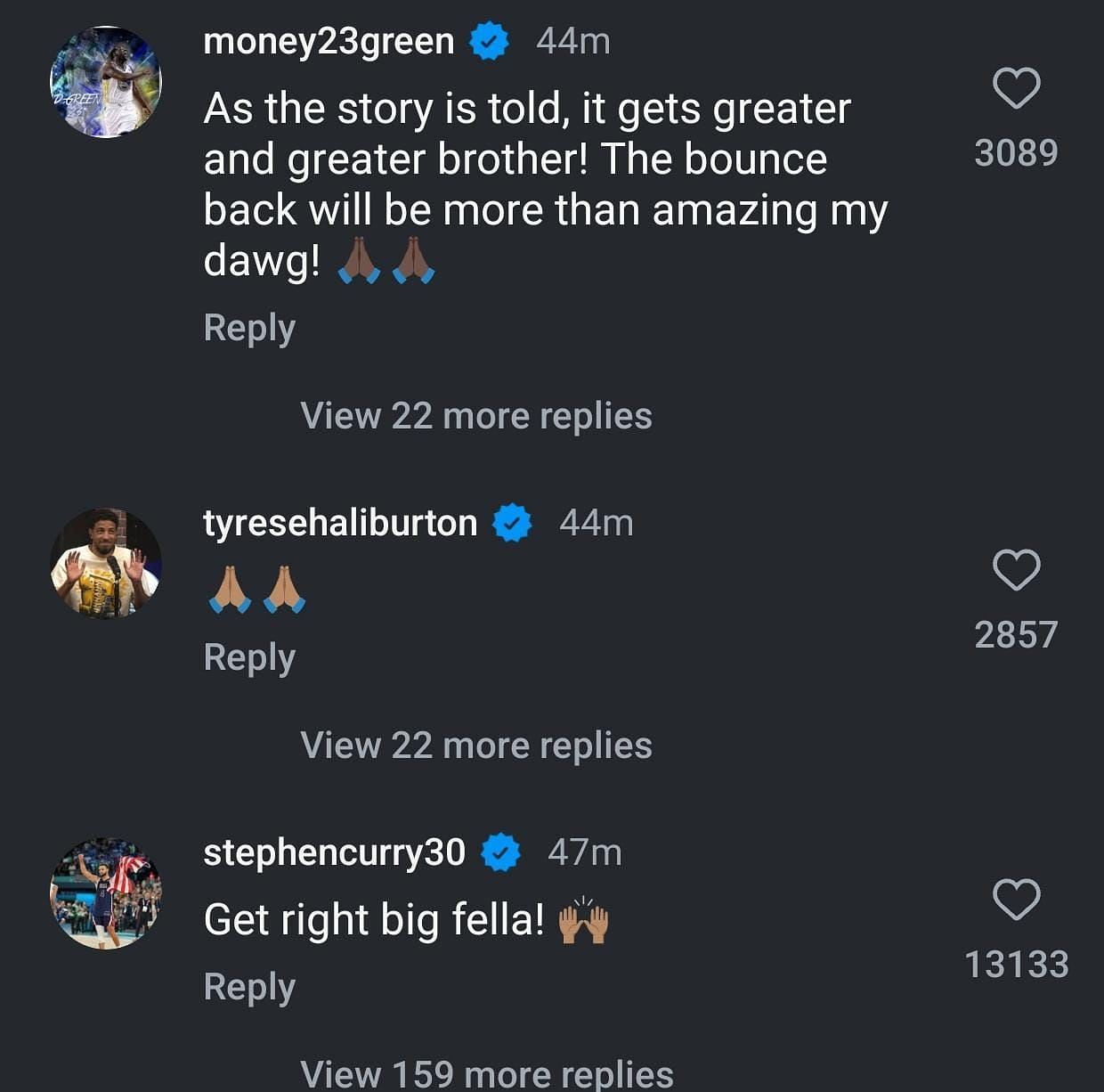 Jayson Tatum receives support from friends and family. (Credits: Jay Tatum)